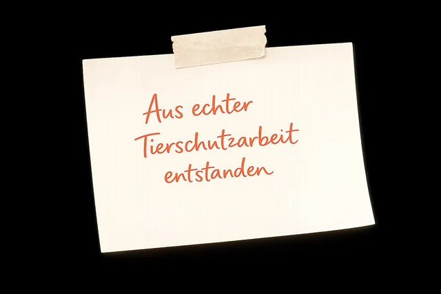 Aus echter Tierschutzarbeit entstanden