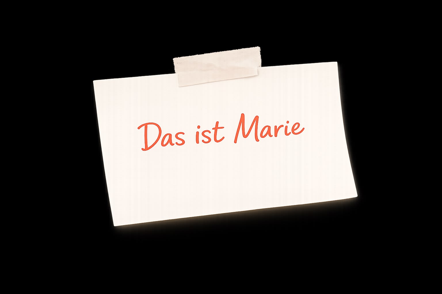 Das ist Marie