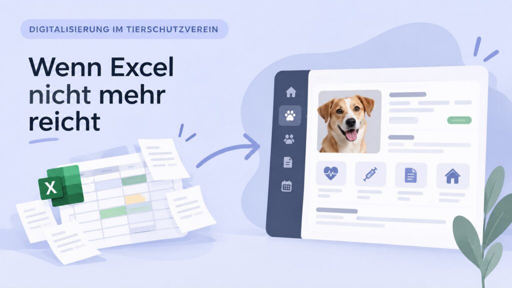 Excel im Tierschutzverein: Wann reicht eine Tabelle und wann nicht mehr?